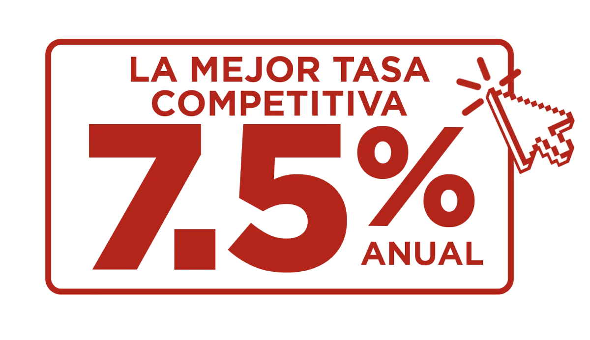 Tasa 7.5% Anual
